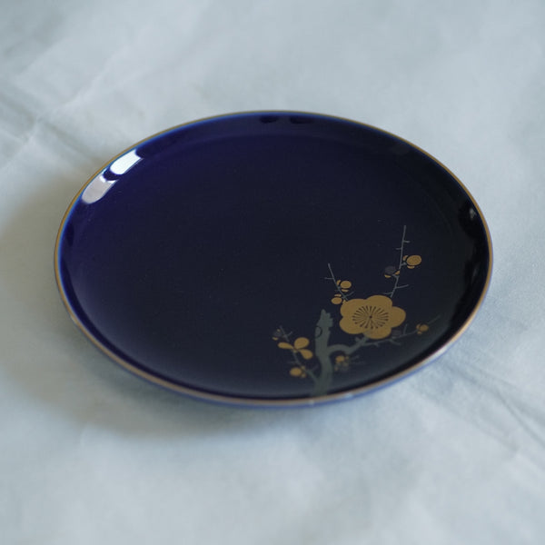 PETITE ASSIETTE VINTAGE BLEU NUIT / FUKAGAWA