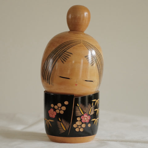 KOKESHI VINTAGE MASSIVE PAR SATO SUIGAI / 28 CM