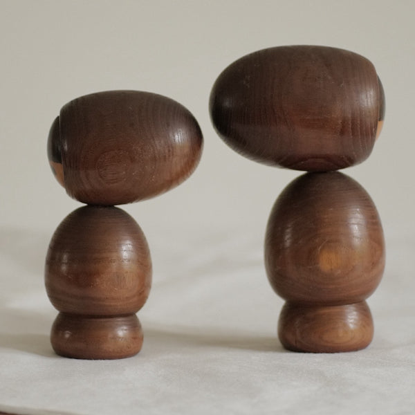 DUO DE KOKESHI VINTAGES PAR HIDEO ISHIHARA / 16 CM