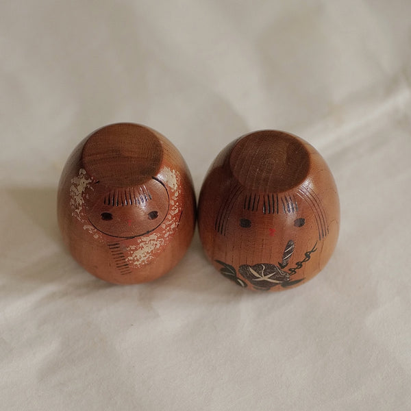 DUO DE KOKESHI VINTAGE / 5 CM