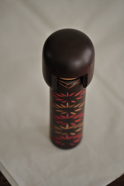 KOKESHI VINTAGE PAR USABURO / 22 CM