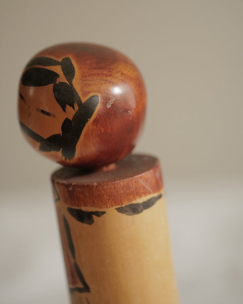 KOKESHI VINTAGE PAR KIYOHARA TAKAO / 20,5 CM