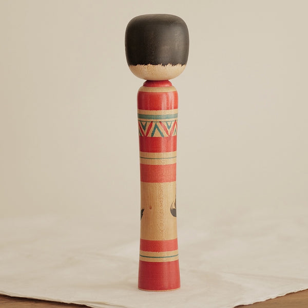 KOKESHI VINTAGE DE STYLE TSUGARU PAR HASEGAWA KENZO / 28 CM