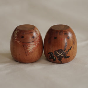 DUO DE KOKESHI VINTAGE / 5 CM