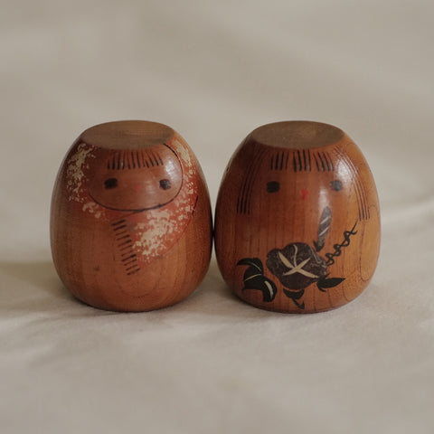 DUO DE KOKESHI VINTAGE / 5 CM