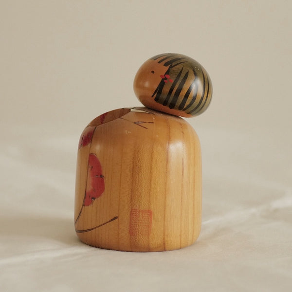 KOKESHI VINTAGE PAR USABURO / 11 CM