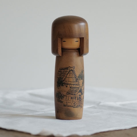 KOKESHI VINTAGE USABURO / 18,5 CM