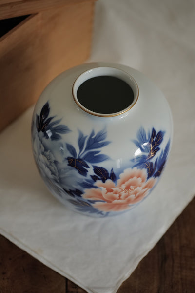 VASE FUKAGAWA VINTAGE / MAISON FUKAGAWA SEIJI / AVEC SA BOÎTE