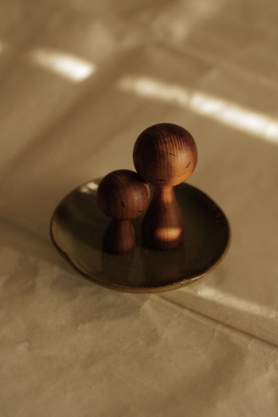 DUO DE KOKESHI VINTAGES PAR HIDEO ISHIHARA / 8 CM