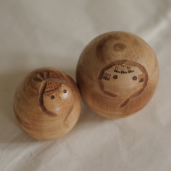 DUO DE KOKESHI VINTAGES PAR MURAKAMI KENICHI / 6 CM