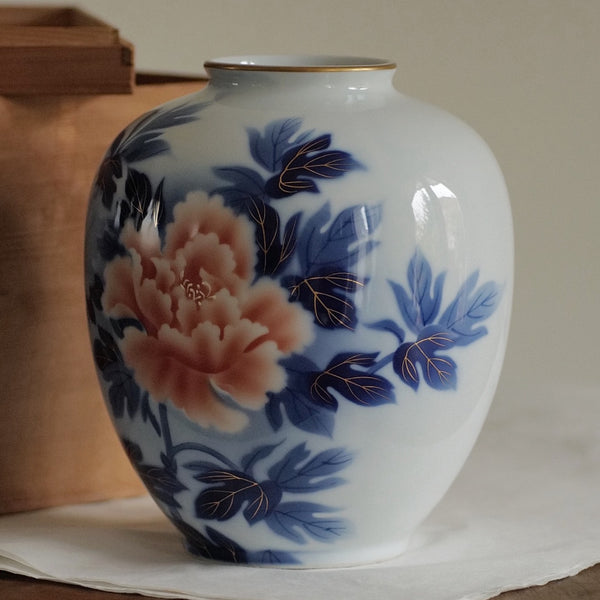 VASE FUKAGAWA VINTAGE / MAISON FUKAGAWA SEIJI / AVEC SA BOÎTE