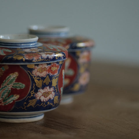 CHAWANMUSHI VINTAGE MOTIF FLORAL