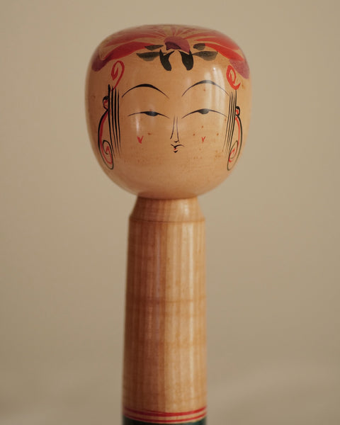 KOKESHI YAJIRO VINTAGE PAR SATO YOSHIAKI / 27 CM