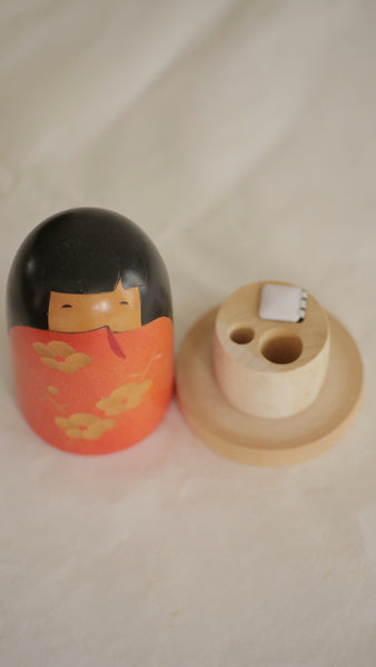 KOKESHI VINTAGE USABURO / POUR HANKO / 14 CM