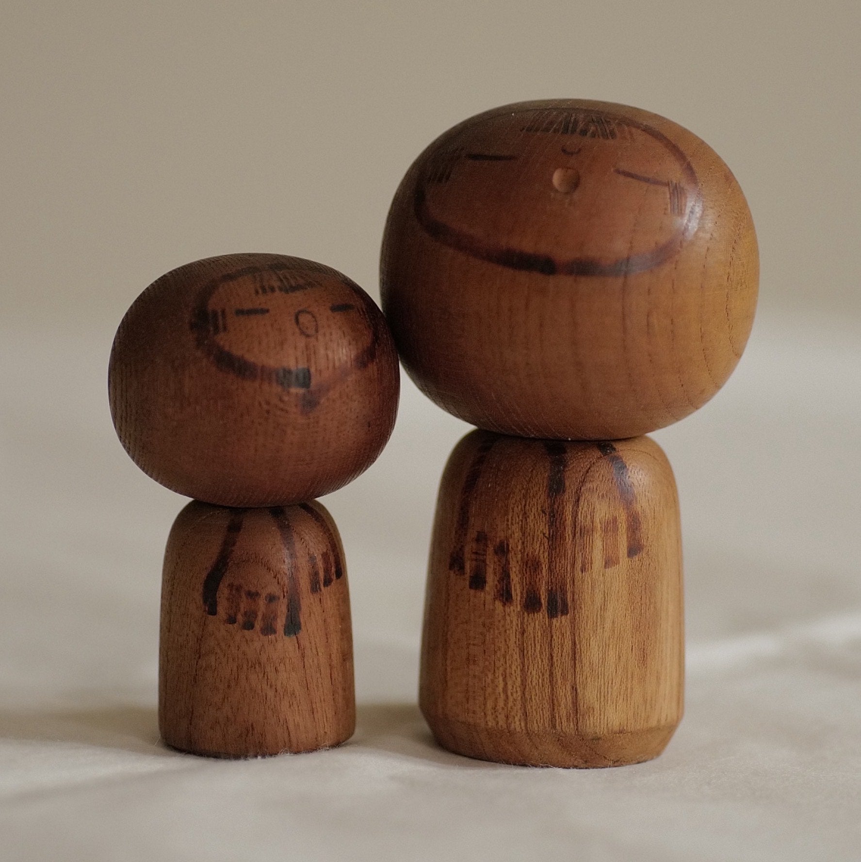 DUO DE KOKESHI VINTAGE PAR MURAKAMI KENICHI / 10 CM