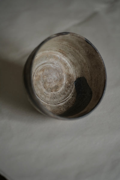 BOL À RIZ EN GRÈS MOUCHETÉ / NAKANO TOUCHI / KARATSU-YAKI