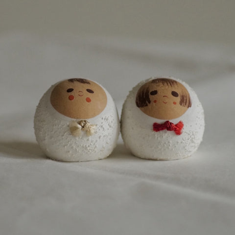 DUO DE KOKESHI VINTAGE / 6 CM