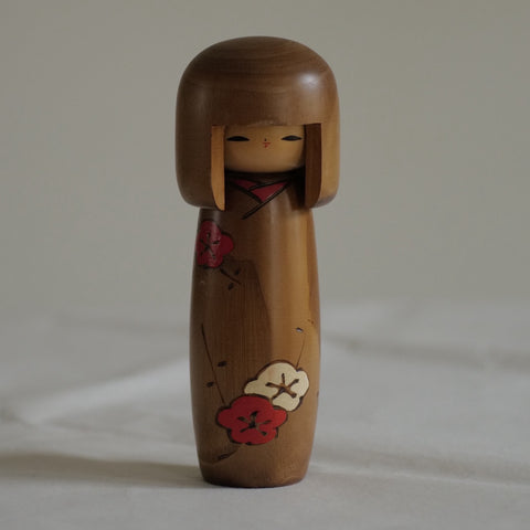 KOKESHI VINTAGE PAR USABURO / 19 CM
