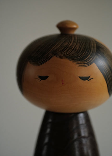 KOKESHI VINTAGE PAR USABURO / 31 CM