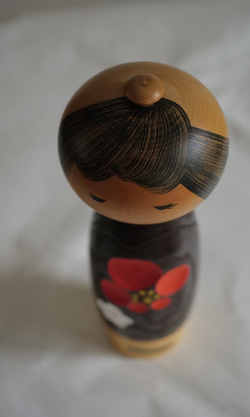 KOKESHI VINTAGE PAR USABURO / 31 CM