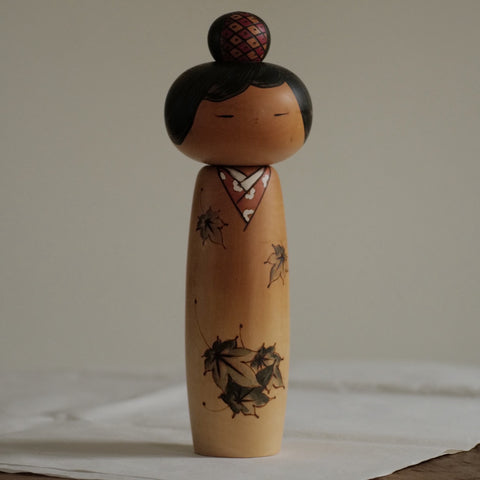 KOKESHI VINTAGE PAR USABURO / 33 CM