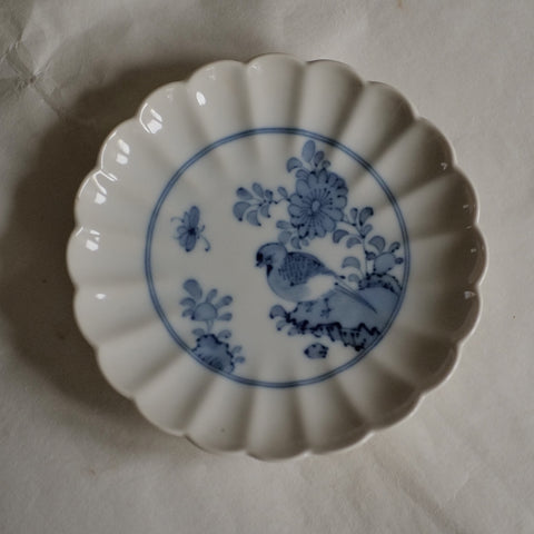 PETITE ASSIETTE CHRYSANTHÈME VINTAGE / FUKAGAWA