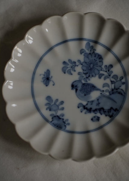 PETITE ASSIETTE CHRYSANTHÈME VINTAGE / FUKAGAWA