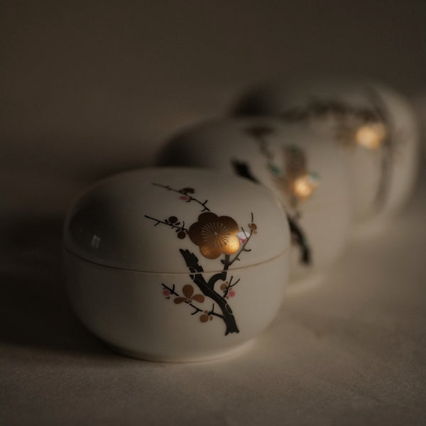 LOT DE TROIS BOÎTES / LES TROIS AMIS DE L’HIVER / FUKAGAWA