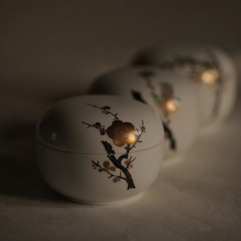 LOT DE TROIS BOÎTES / LES TROIS AMIS DE L’HIVER / FUKAGAWA