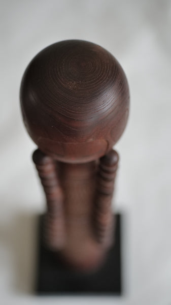 KOKESHI VINTAGE GÉANTE PAR AIDA SEIHO / 38 CM