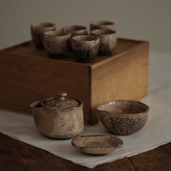 SERVICE À THÉ VINTAGE / AVEC SA BOÎTE