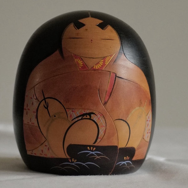 KOKESHI VINTAGE PAR TANAKA AKITSUNE / 14,5 CM