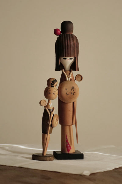 KOKESHI VINTAGE MUSUME JUNREI / 45 CM