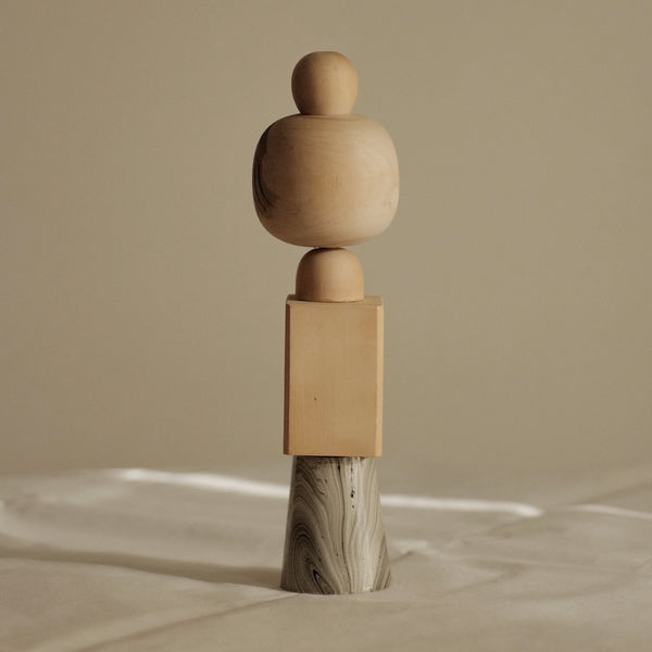 KOKESHI VINTAGE SOUVENIR DE UNZEN / 26,5 CM