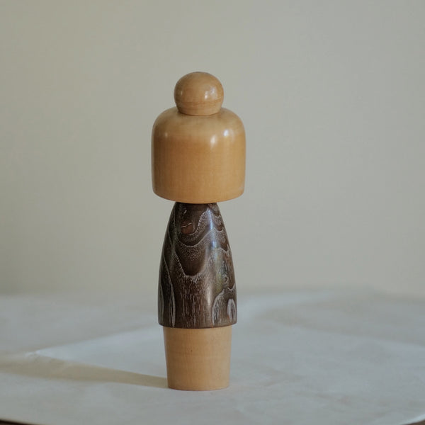 DUO DE KOKESHI VINTAGE USABURO  / 22,5 CM et 36,5 CM