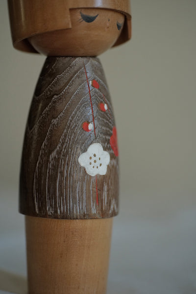 DUO DE KOKESHI VINTAGE USABURO  / 22,5 CM et 36,5 CM