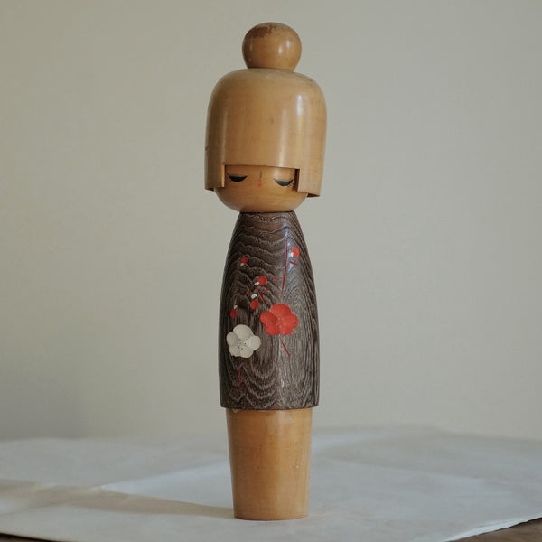 DUO DE KOKESHI VINTAGE USABURO  / 22,5 CM et 36,5 CM