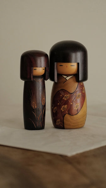 KOKESHI VINTAGE USABURO / 19 CM