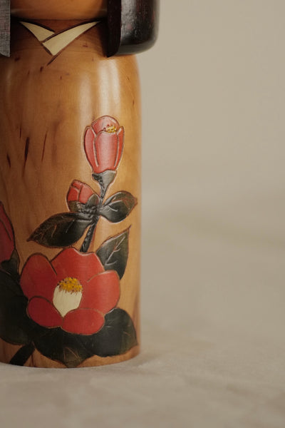 DUO DE KOKESHI VINTAGE USABURO  / 19,5 CM et 32 CM