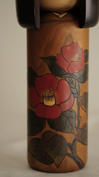 DUO DE KOKESHI VINTAGE USABURO  / 19,5 CM et 32 CM