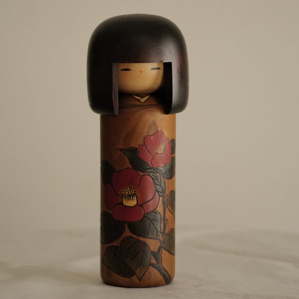DUO DE KOKESHI VINTAGE USABURO  / 19,5 CM et 32 CM