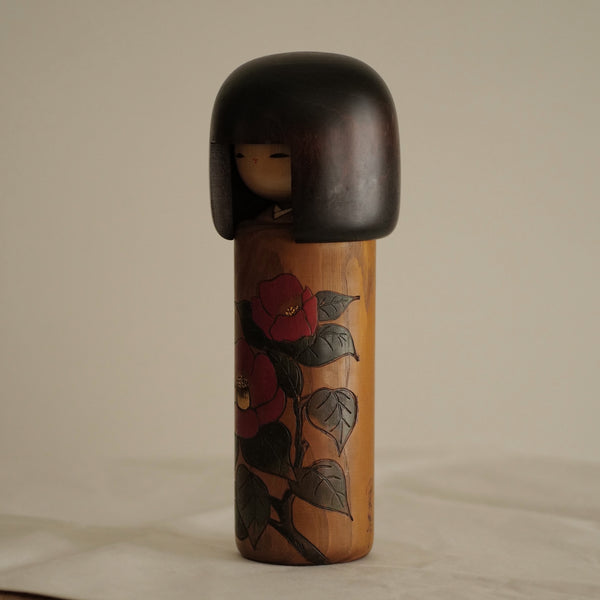 DUO DE KOKESHI VINTAGE USABURO  / 19,5 CM et 32 CM