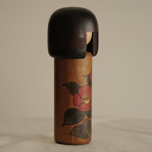 DUO DE KOKESHI VINTAGE USABURO  / 19,5 CM et 32 CM