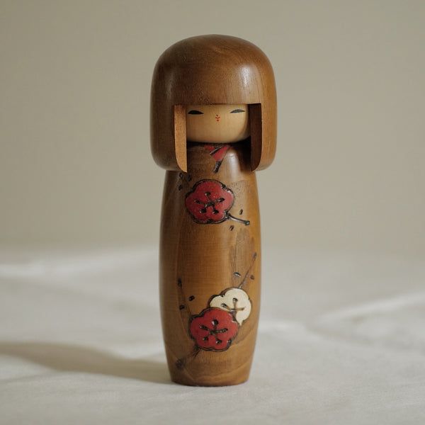 KOKESHI VINTAGE PAR USABURO / 19 CM