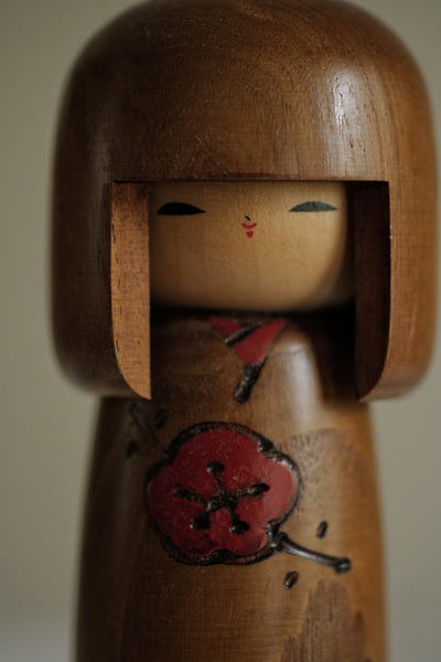 KOKESHI VINTAGE PAR USABURO / 19 CM