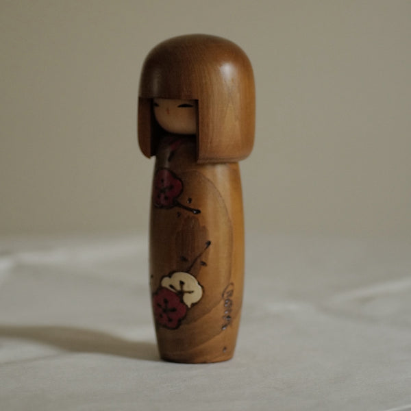 KOKESHI VINTAGE PAR USABURO / 19 CM