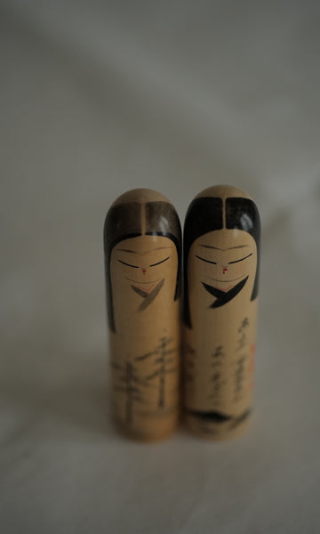 PETITE KOKESHI VINTAGE PAR TAKAO KIYOHARA  / 14 CM