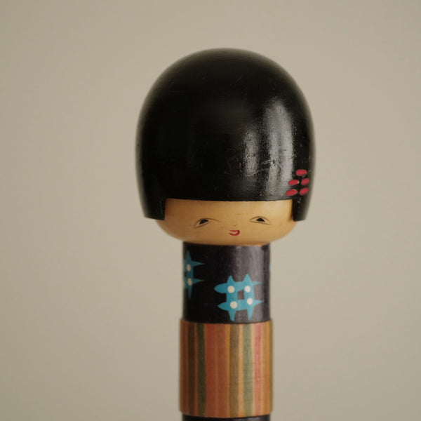 KOKESHI VINTAGE PAR YAMANAKA SANPEI / 27 CM