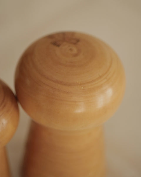 DUO DE KOKESHI VINTAGES PAR MURAKAMI KENICHI / 18 CM