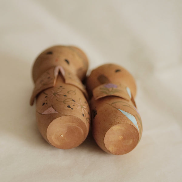 DUO DE KOKESHI VINTAGES / 13 CM